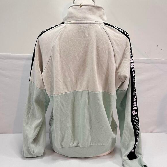 Victoria’s Secret PINK Vintage Quarter Zip Jacket Size Large - Picture 2 of 4